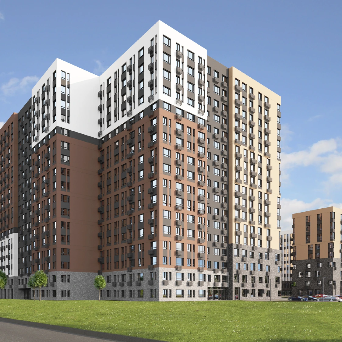 Residential complex — project visualisation