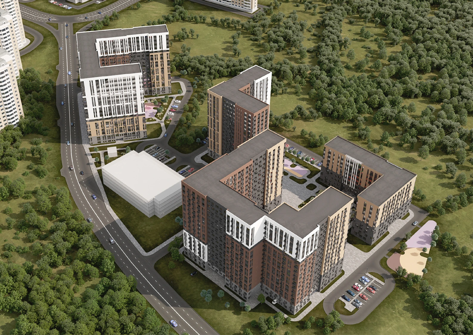 Residential complex — visualisation 4