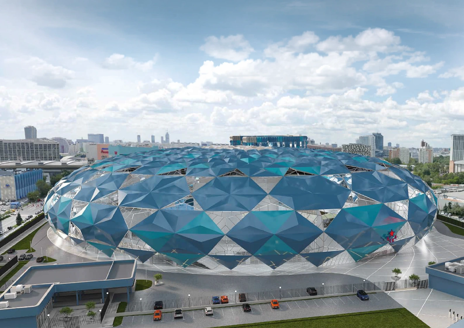 Multifunctional sports complex — visualisation 2