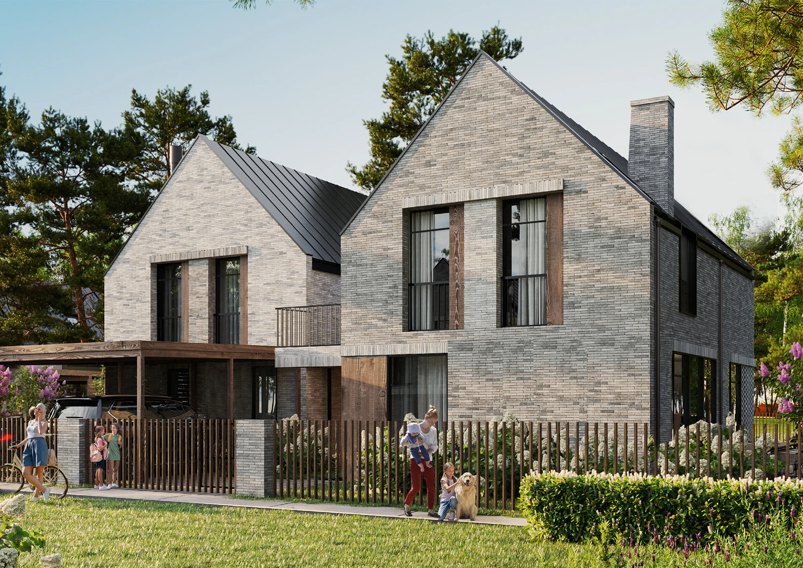 Detached housing, standard types — visualisation 2
