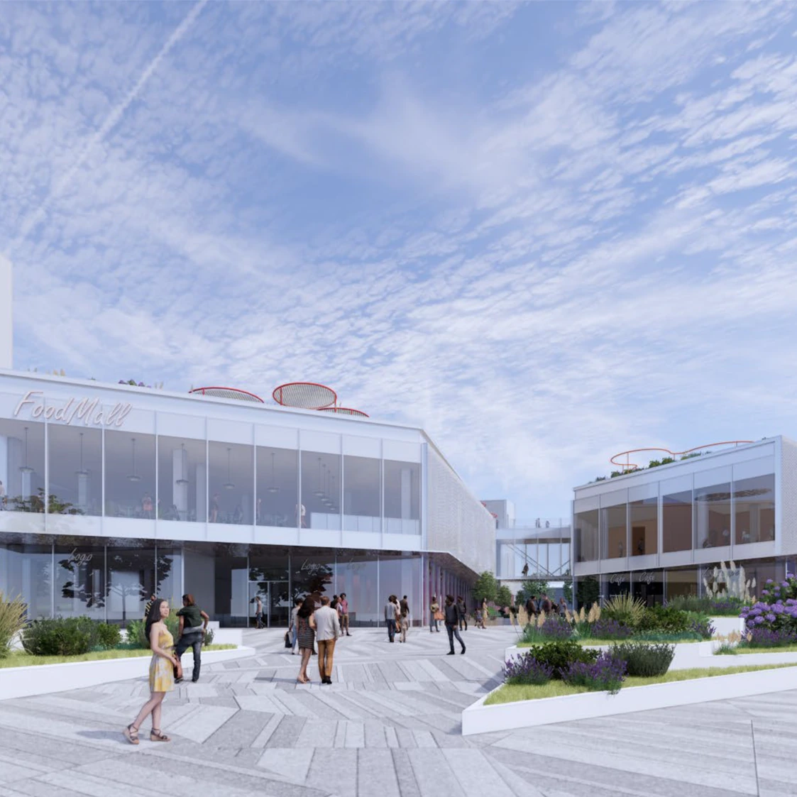Retail and entertainment centre — project visualisation