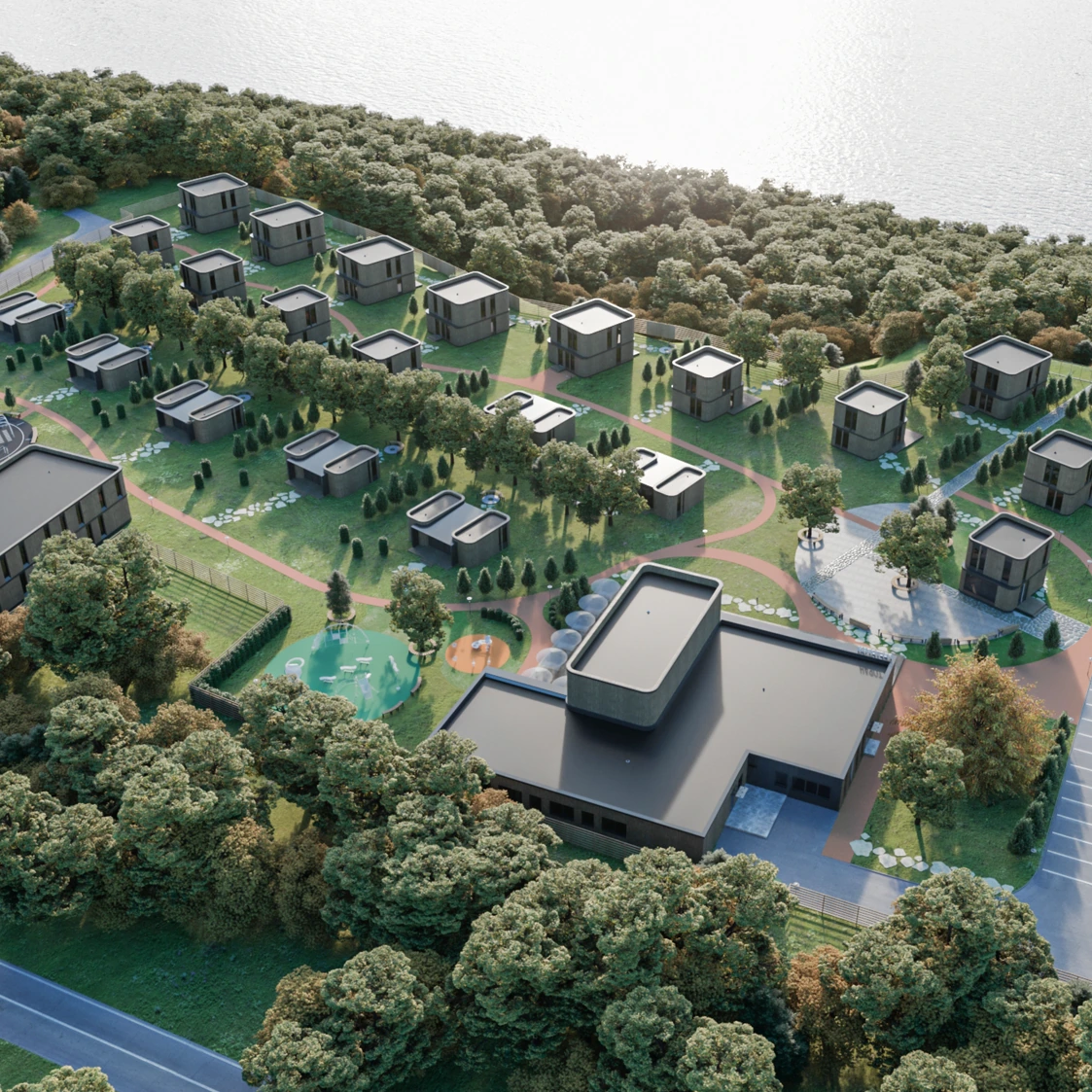 Multifunctional hotel complex — project visualisation