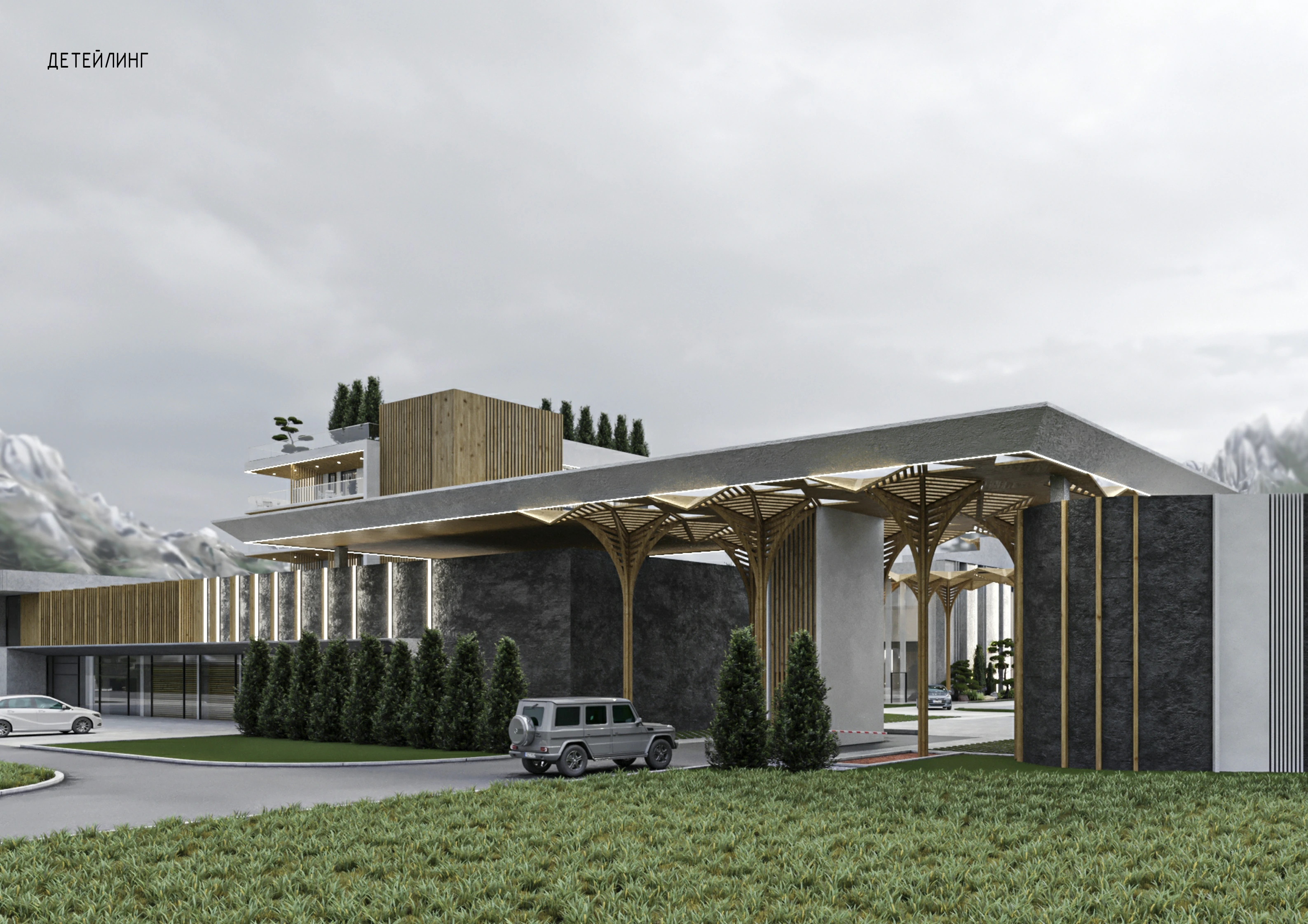 Multifunctional hotel complex — visualisation 3